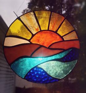 writing stained glass